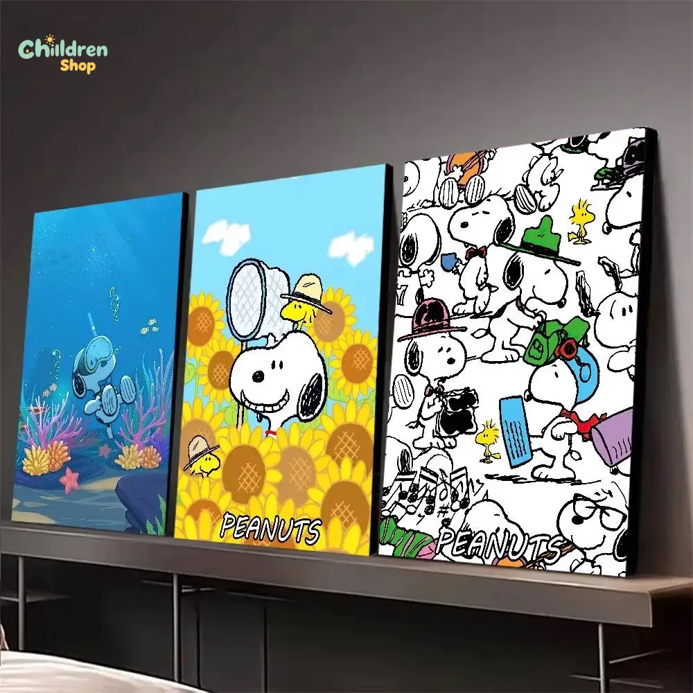 Resin Art Work - Алмазная мозаика «Снупи» в мультяшном стиле,