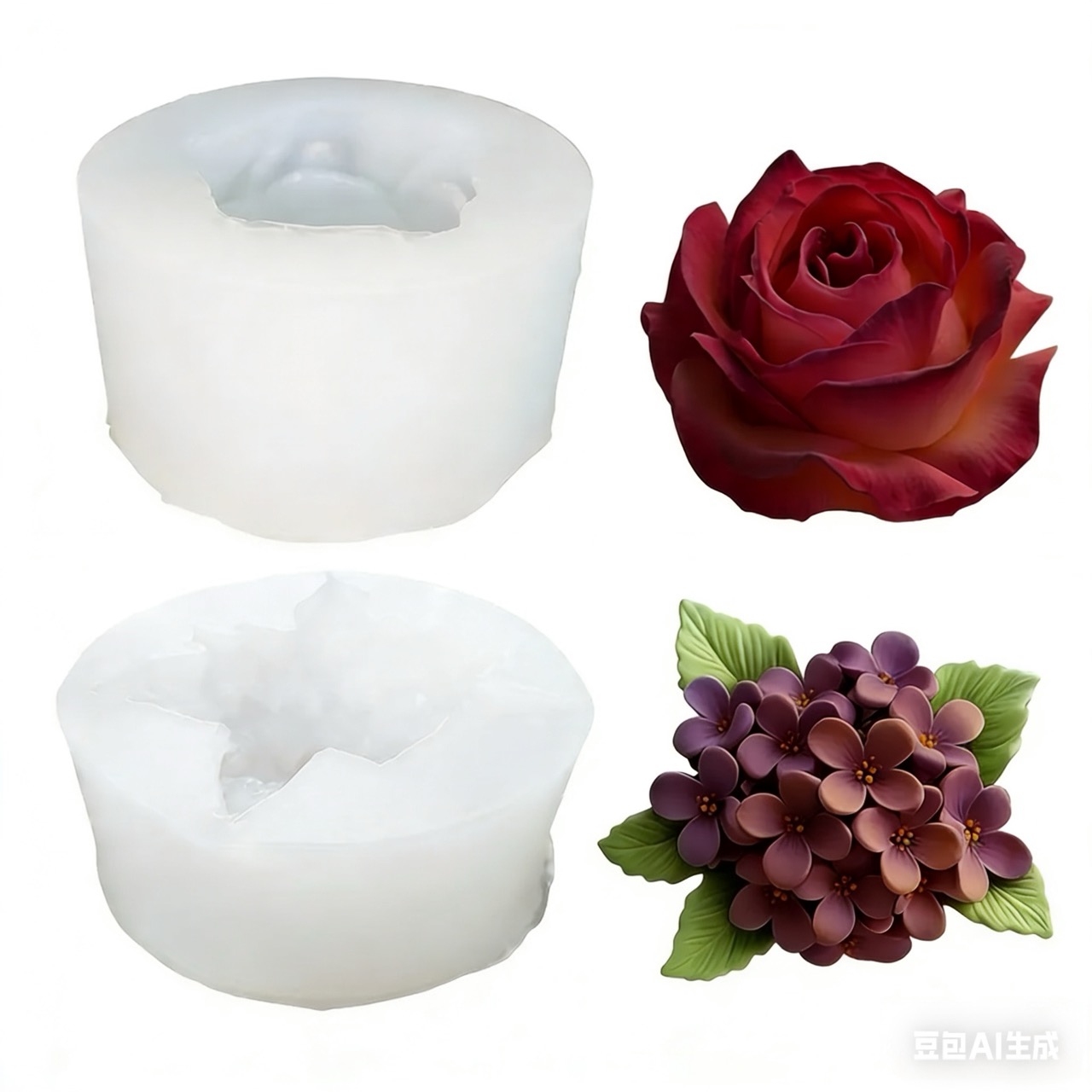 Resin Art Wedding Gift - Набор из 2 силиконовых форм в