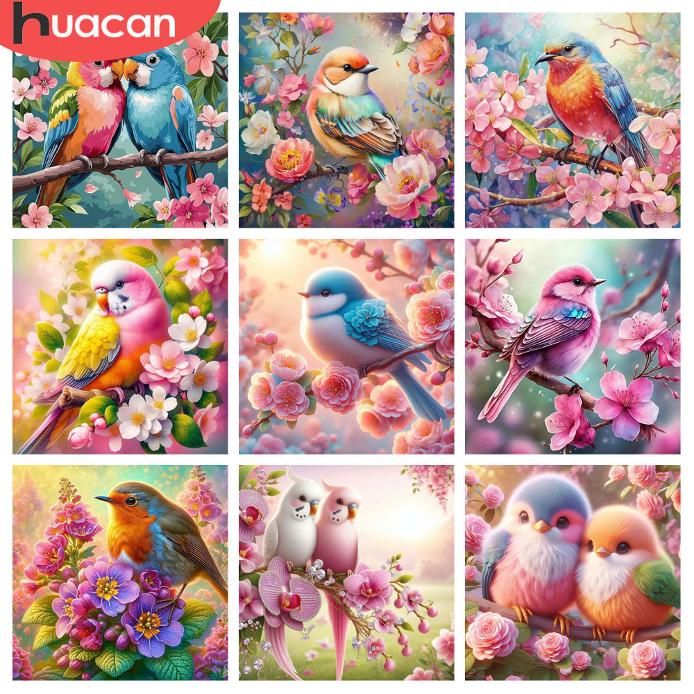 HUACAN алмазная живопись птица – обзор и цена Resin Art Rose