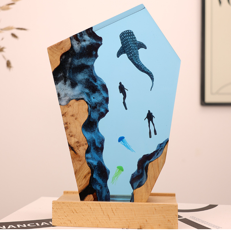 Светящаяся настольная фигурка  – обзор и цена Resin Art Wedding Gift